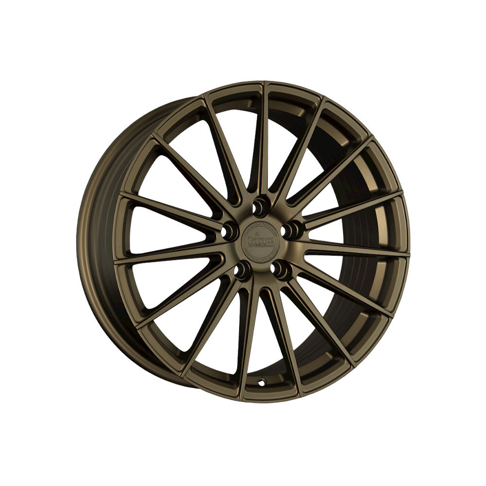 KING WHEELS MILANO FLAT BRONZE Passenger|18X8 5/100, Offset +43, Centre bore 73.1, Load Rating 700 kg