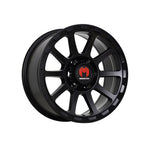 MONSTER WEAPON Satin Black 4x4|17X8 6/114.3, Offset +30, Centre bore 66.1, Load Rating 1250 kg