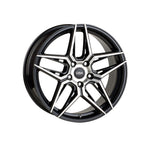 CSA WHEELS MONZA GT Dark Graphite Machined Face Passenger|18X8 5/114.3, Offset +38, Centre bore 73.1, Load Rating 850 kg