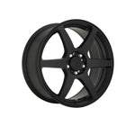 MOTEGI MR143 CS6 Satin Black Passenger|16X7 8/100-114.3, Offset +40, Centre bore 72.6, Load Rating 760 kg