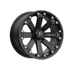 MSA M20 KORE MATTE BLACK 4x4|14X7 4/156, Offset +0, Centre bore 132, Load Rating 453 kg