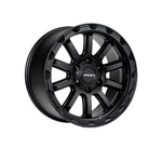 ROH WHEELS ONYX MATTE BLACK 4x4|17X9 6/139.7, Offset +12, Centre bore 110.1, Load Rating 1250 kg
