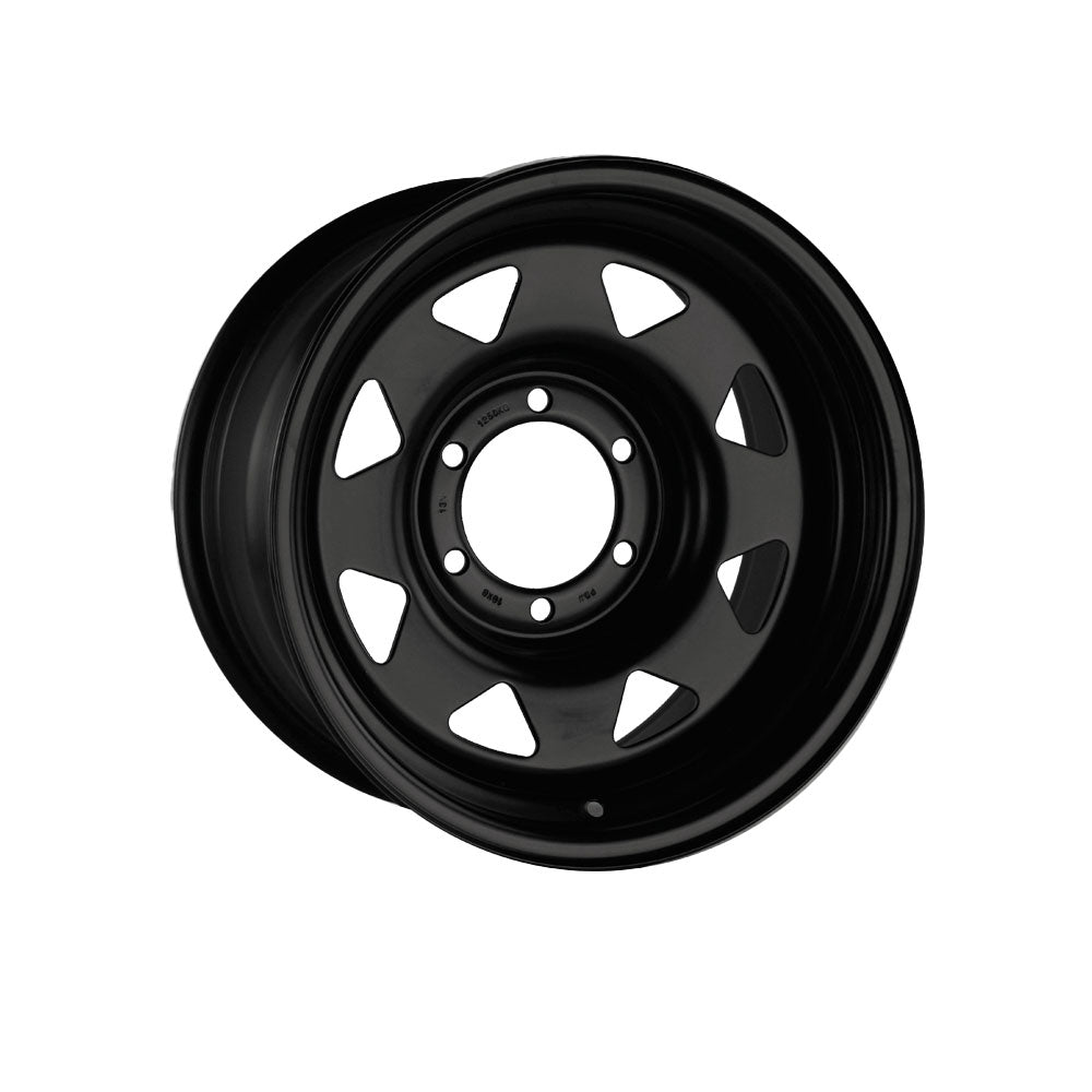PDW STEEL WHEELS OUTBACK BLACK|17X8 6/139.7, Offset +40, Centre bore 110.1, Load Rating 1400 kg