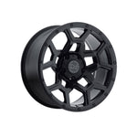 BLACK RHINO OVERLAND MATTE BLACK 4x4|17X8 6/130, Offset +52, Centre bore 84.1, Load Rating 1224 kg