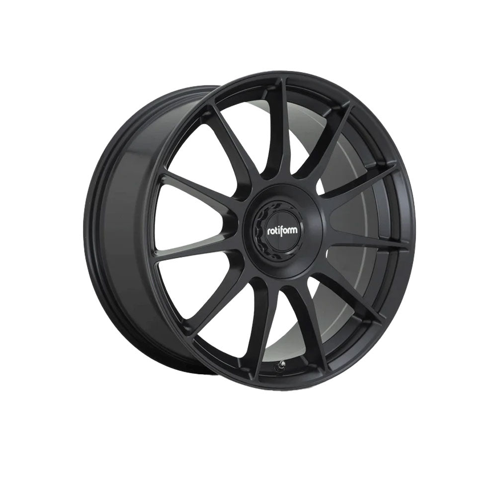 ROTIFORM 1PC R168 DTM SATIN BLACK Passenger|17X8 10/100-112, Offset +40, Centre bore 66.56, Load Rating 725 kg