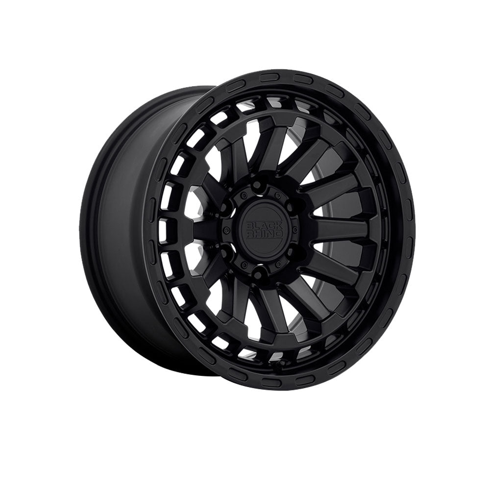 BLACK RHINO RAID Matte Black 4x4|18X9.5 6/139.7, Offset +12, Centre bore 112.1, Load Rating 1133 kg