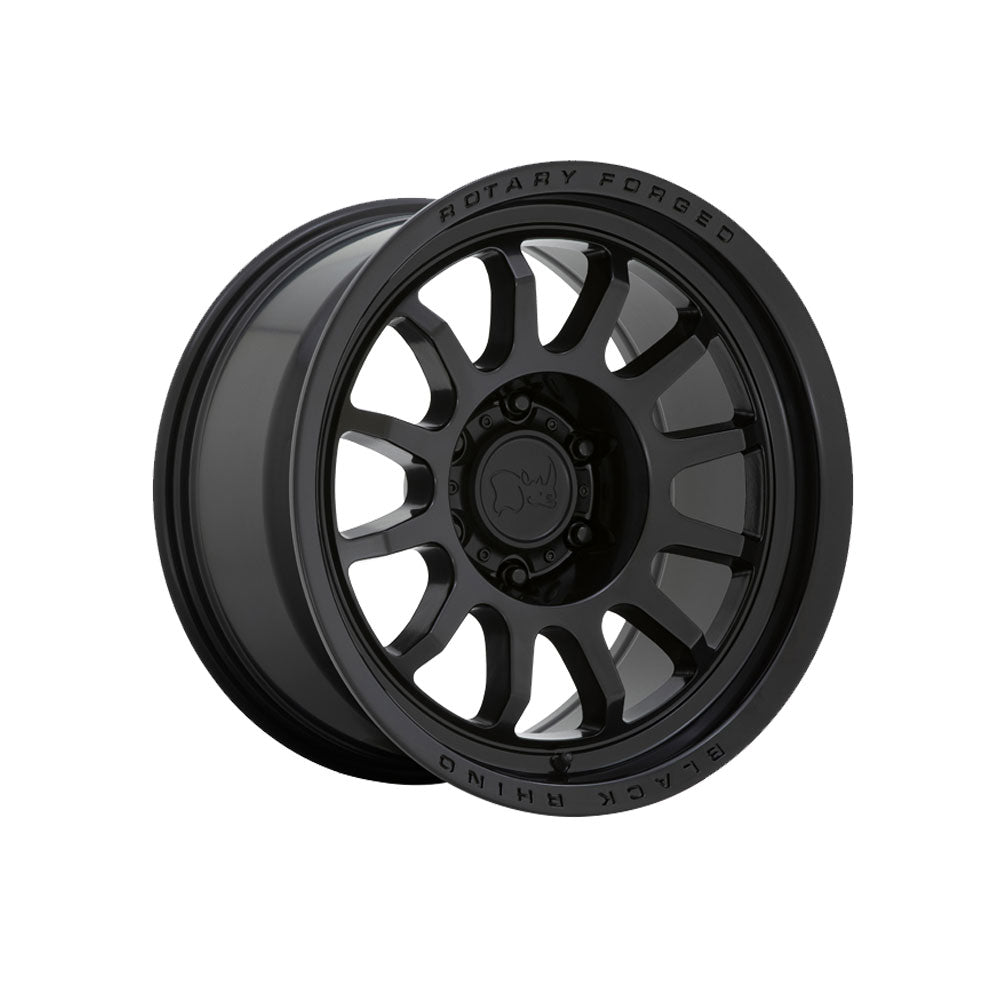 BLACK RHINO RAPID MATTE BLACK 4x4|20X9 6/139.7, Offset +12, Centre bore 112, Load Rating 1111 kg
