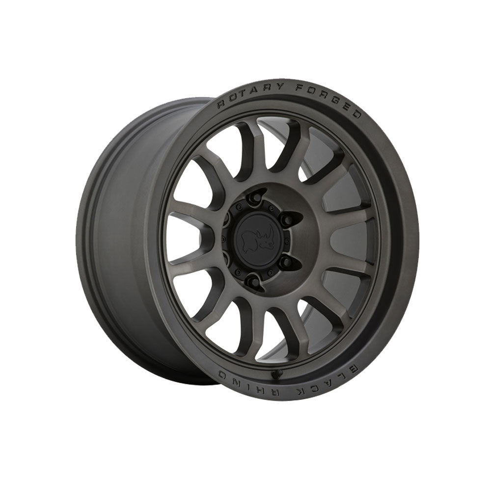 BLACK RHINO RAPID MATTE BRUSHED GUNMETAL 4x4|18X9 6/139.7, Offset +12, Centre bore 112, Load Rating 1111 kg