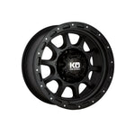 KING OFFROAD RAZOR SATIN BLACK 4x4|15X7 5/139.7, Offset +0, Centre bore 108.2, Load Rating 765 kg
