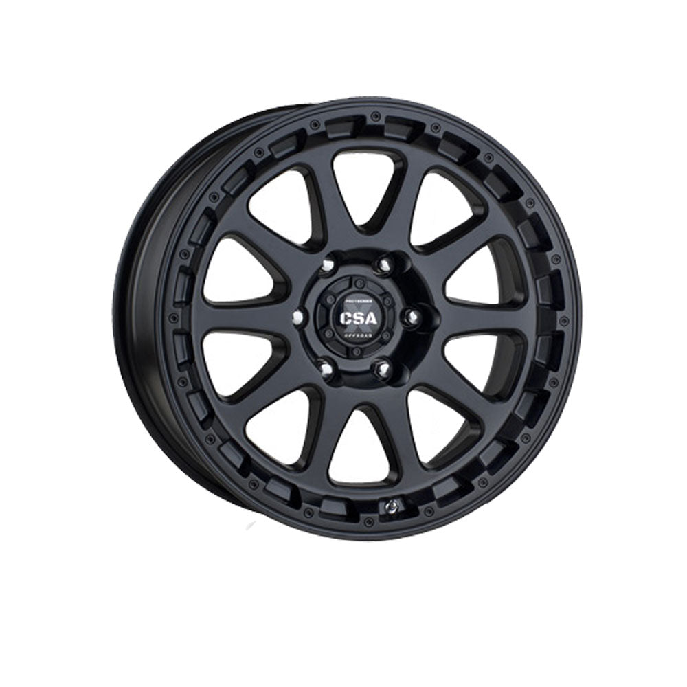 CSA WHEELS RECOIL Satin Black 4x4|18X8.5 6/139.7, Offset +35, Centre bore 110, Load Rating 1500 kg