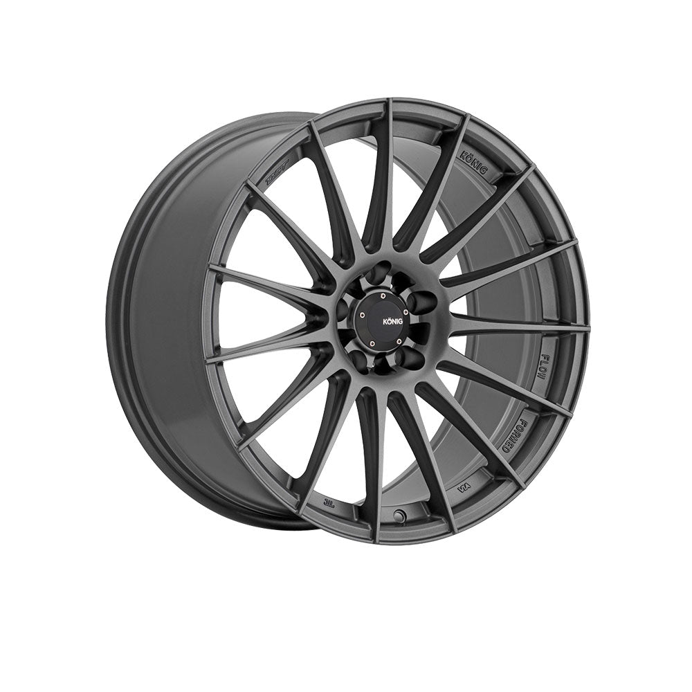 KONIG RENNFORM MATTE GREY Passenger|18X8 5/112, Offset +45, Centre bore 73.1, Load Rating 700 kg