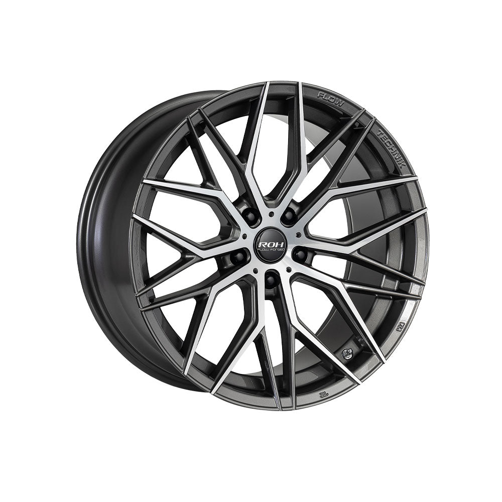 ROH WHEELS RF4 GUNMETAL MACHINED Passenger|19X8.5 5/114.3, Offset +35, Centre bore 76.1, Load Rating 690 kg