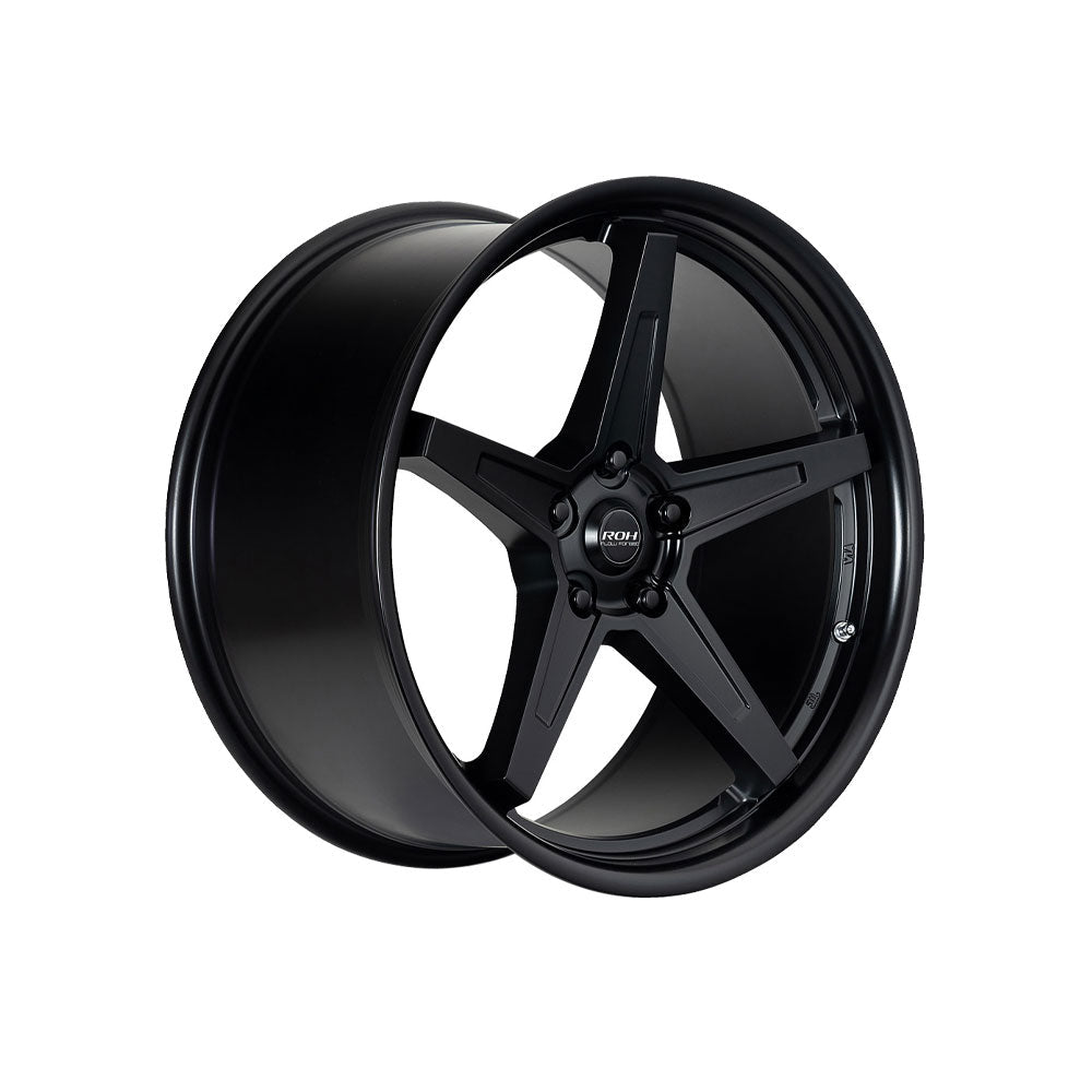 ROH WHEELS RF5 MATTE BLACK Passenger|19X9.5 5/120, Offset +38, Centre bore 76, Load Rating 700 kg