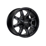 ROH WHEELS RHINO MATTE BLACK 4x4|18X9 8/165, Offset +18, Centre bore 121.5, Load Rating 1500 kg