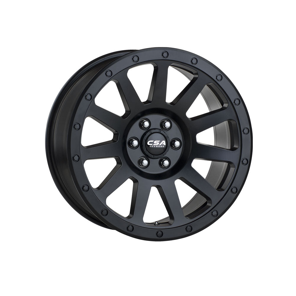CSA WHEELS RIDGELINE SMALL CAP Satin Black 4x4|17X9 10/114.3-120, Offset +35, Centre bore 73.1, Load Rating 1250 kg