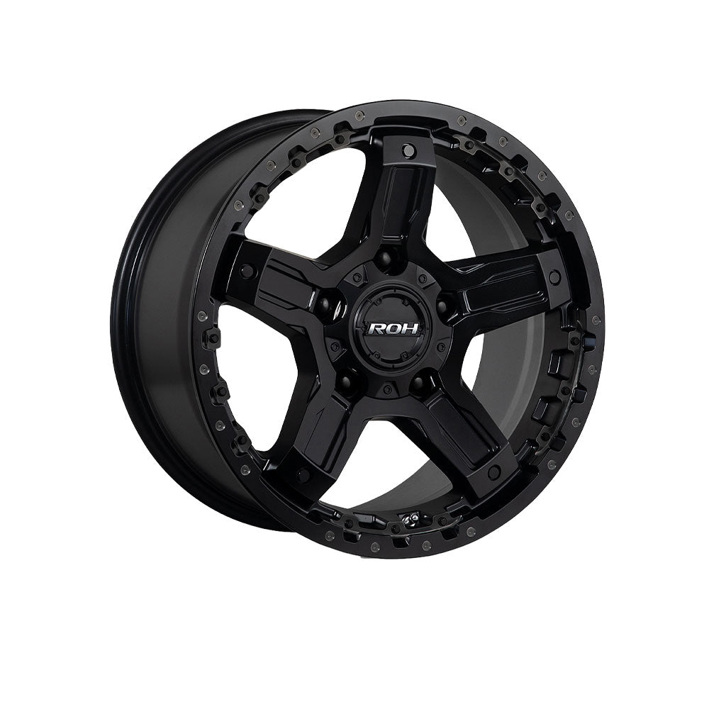 ROH WHEELS ROCK 5 MATTE BLACK TINT MILL 4x4|17X9 5/150, Offset +35, Centre bore 110.1, Load Rating 1500 kg