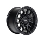 ROH WHEELS RAID MATTE BLACK 4x4|17X9 6/139.7, Offset +12, Centre bore 110.1, Load Rating 1250 kg