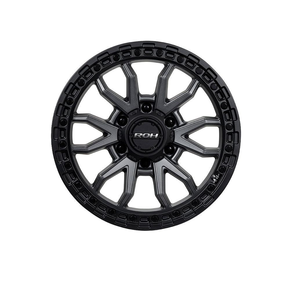 ROH WHEELS RAID MATTE BLACK GRAPHITE 4x4|17X9 6/139.7, Offset +25, Centre bore 110.1, Load Rating 1250 kg