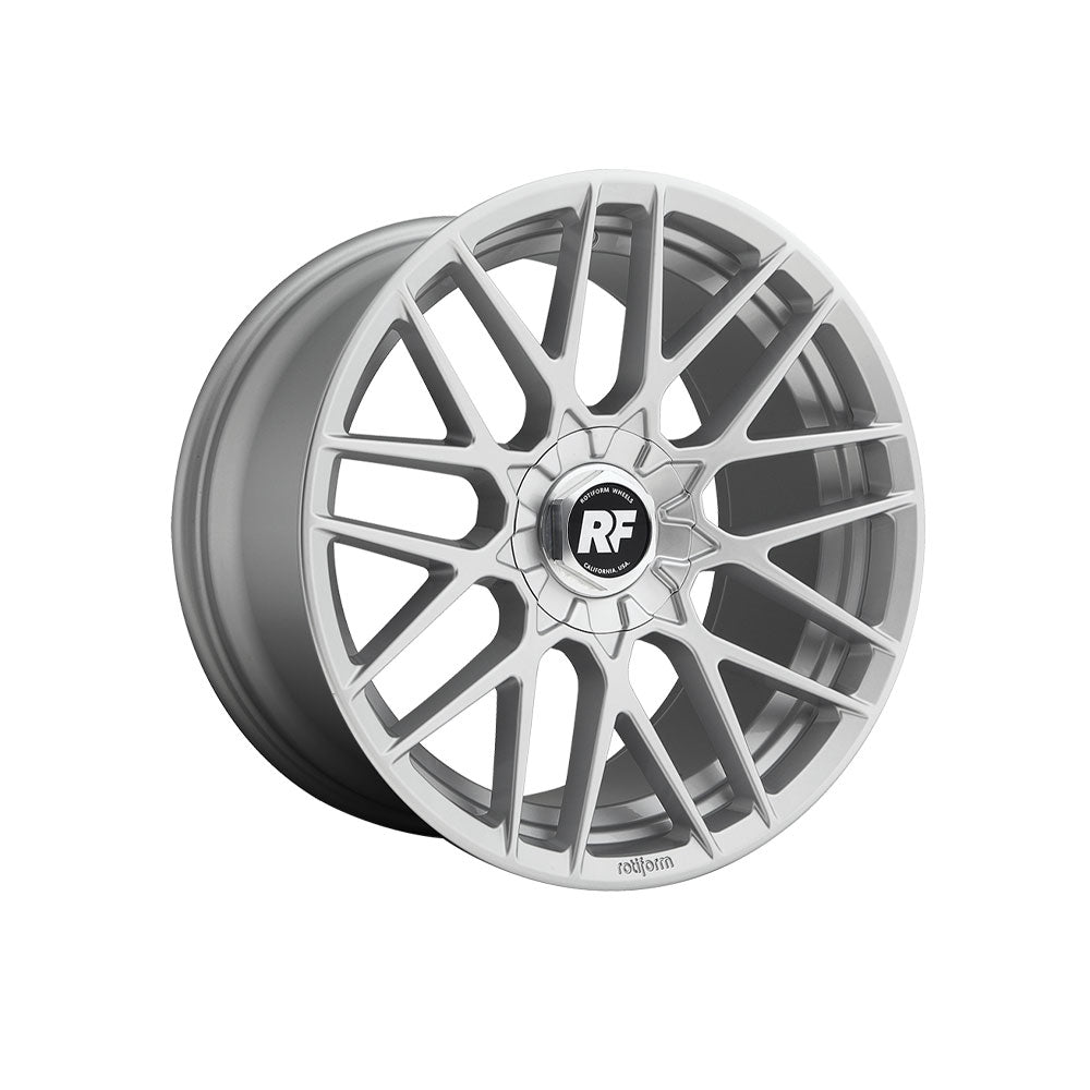 ROTIFORM 1PC R140 RSE GLOSS SILVER Passenger|17X8 8/100-114.3, Offset +40, Centre bore 70.1, Load Rating 726 kg