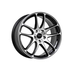 AUSCAR RSPEC BLACK MACHINED 4x4|17X7.5 5/100, Offset +40, Centre bore 73.1, Load Rating 850 kg