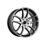 AUSCAR RSPEC BLACK MACHINED 4x4|18X8 5/120, Offset +42, Centre bore 69.6, Load Rating 850 kg