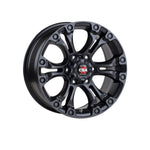 CSA WHEELS RT PRO Satin Black 4x4|17X8 6/139.7, Offset +35, Centre bore 110, Load Rating 1500 kg