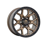 MONSTER SCOUT Bronze Centre Black Lip 4x4|18X8 6/139.7, Offset +50, Centre bore 106.1, Load Rating 1500 kg
