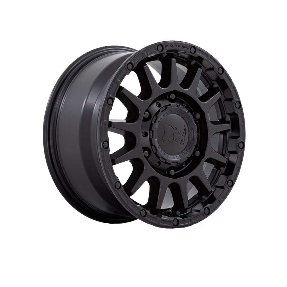 BLACK RHINO SEQUOIA MATTE BLACK 4x4|16X8 5/130, Offset +38, Centre bore 84.1, Load Rating 1496 kg