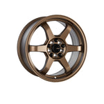 KING WHEELS SHIFT SATIN BRONZE Passenger|18X8 10/100-114.3, Offset +40, Centre bore 73.1, Load Rating 760 kg