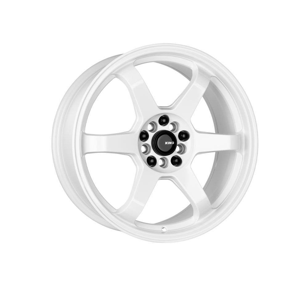 KING WHEELS SHIFT GLOSS WHITE Passenger|17X7.5 10/100-114.3, Offset +40, Centre bore 73.1, Load Rating 760 kg
