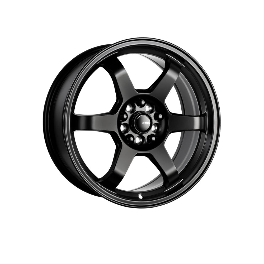 KING WHEELS SHIFT SATIN BLACK Passenger|17X7.5 10/100-114.3, Offset +40, Centre bore 73.1, Load Rating 760 kg