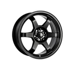 KING WHEELS SHIFT SATIN BLACK Passenger|17X7.5 10/100-114.3, Offset +40, Centre bore 73.1, Load Rating 760 kg