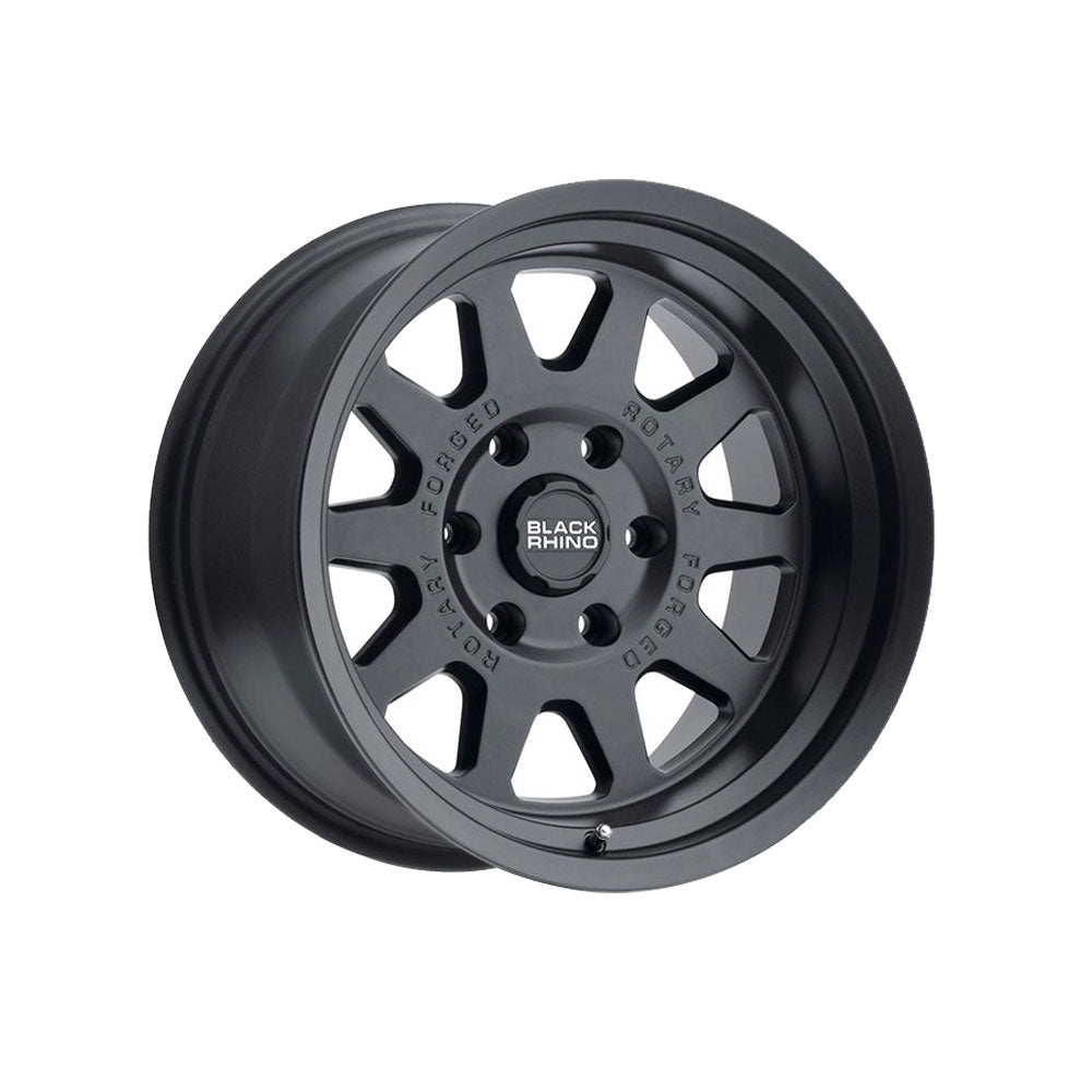 BLACK RHINO STADIUM MATTE BLACK 4x4|16X8 5/160, Offset +45, Centre bore 78, Load Rating 1496 kg