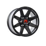 MONSTER TOMAHAWK SATIN BLACK 4x4|17X8.5 6/114.3, Offset +30, Centre bore 66.1, Load Rating 1250 kg
