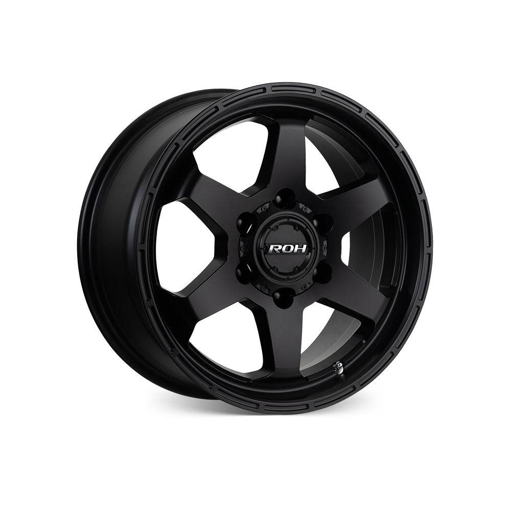 ROH WHEELS TORQUE MATTE BLACK 4x4|16X7 10/114.3-120, Offset +35, Centre bore 76, Load Rating 1050 kg