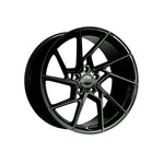 KING WHEELS VORTEX GLOSS BLACK Passenger|20X10 5/120, Offset +45, Centre bore 73.1, Load Rating 780 kg