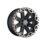 BLACK RHINO WARLORD MATTE BLACK MACHINED DARK TINT 4x4|17X8 6/130, Offset +52, Centre bore 84, Load Rating 1225 kg