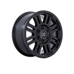 BLACK RHINO YELLOWSTONE Matte Black|17X8 5/160, Offset +45, Centre bore 65.1, Load Rating 1496 kg