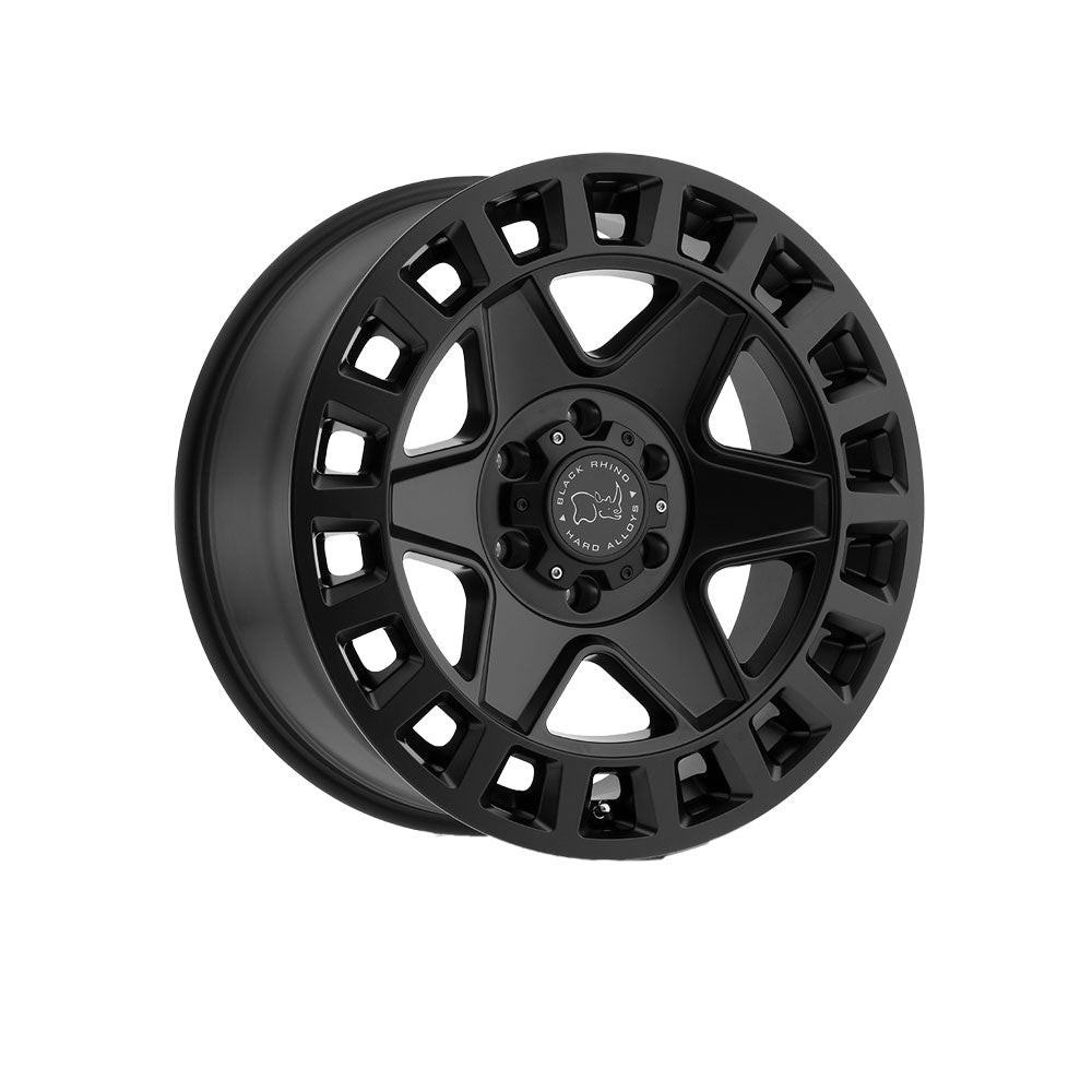 BLACK RHINO YORK MATTE BLACK 4x4|17X8 5/120, Offset +35, Centre bore 76.1, Load Rating 1224 kg