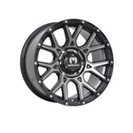 MONSTER ZULU BLACK TINT/SATIN BLACK 4x4|17X8.5 6/139.7, Offset +20, Centre bore 106.1, Load Rating 1500 kg