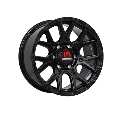 MONSTER ZULU GLOSS BLACK 4x4|17X8.5 6/139.7, Offset +20, Centre bore 106.1, Load Rating 1500 kg