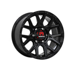 MONSTER ZULU GLOSS BLACK 4x4|17X8.5 6/139.7, Offset +30, Centre bore 106.1, Load Rating 1500 kg