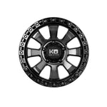 KING OFFROAD ARMOR GLOSS BLACK/BLACK TINT FACE 4x4|17X9 6/139.7, Offset +0, Centre bore 110.2, Load Rating 1600 kg