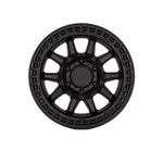 BLACK RHINO CALICO MATTE BLACK 4x4|17X8.5 6/139.7, Offset -10, Centre bore 106.1, Load Rating 1133 kg