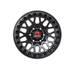 MONSTER DELTA DARK TINT JET BLACK 4x4|17X8.5 6/139.7, Offset +1, Centre bore 110.1, Load Rating 1500 kg