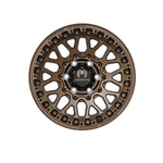 MONSTER DELTA SATIN BRONZE 4x4|17X8.5 6/139.7, Offset +1, Centre bore 106.1, Load Rating 1500 kg