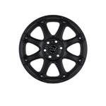 BLACK RHINO GLAMIS MATTE BLACK 4x4|20X9 8/165.1, Offset +12, Centre bore 122.1, Load Rating 1587 kg