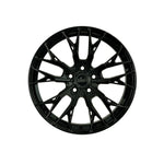 KING WHEELS CARBON Gloss Black Passenger|18X8 5/112, Offset +40, Centre bore 73.1, Load Rating 700 kg