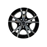 KING WHEELS KT-5 GLOSS BLACK/MACHINED FACE 4x4|15X6 5/114.3, Offset +0, Centre bore 84.1, Load Rating 977 kg