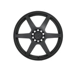 MOTEGI MR143 CS6 Satin Black Passenger|16X7 8/100-114.3, Offset +40, Centre bore 72.6, Load Rating 760 kg